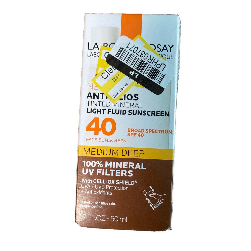 La Roche-Posay Anthelios Tinted Mineral SPF 40 Face Sunscreen Medium Deep 1.7oz